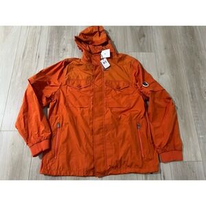 COACH Designer Windbreaker Coat Jacket Orange Detach Sleeves Size XL.org $598)